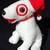 Vintage Bullseye Target Christmas Holiday Dog Plush Toy, 2006 15 thumbnail