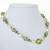 Vintage Cloisonne Necklace Flowers Beads Simulated Pearls Silver Tone 3 thumbnail