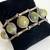 VTG Sterling Silver 10 Stone Green Turquoise Chain Link Bracelet 58.6g 3 thumbnail
