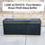 LANE ALTAVISTA  80s Post Modern Waterfall MCM Black Lacquer Sideboard 1 thumbnail