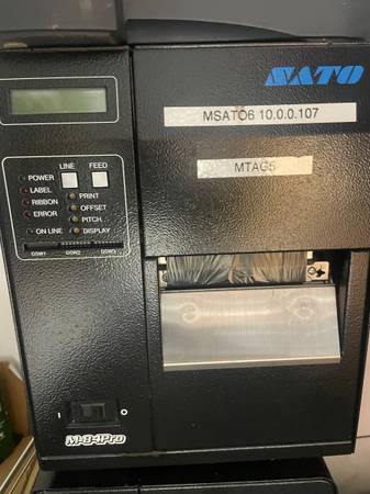 SATO M84PRO LABEL PRINTER 1