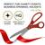 25 Inch Grand Opening Scissors Red – 25 Inch Red Scissors Giant Shears 1 thumbnail