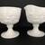 Vintage Indiana Glass Colony Harvest Grape White Milk Glass Sugar Set 5 thumbnail
