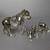 Swarovski Crystal Gorilla and Cubs 2 thumbnail