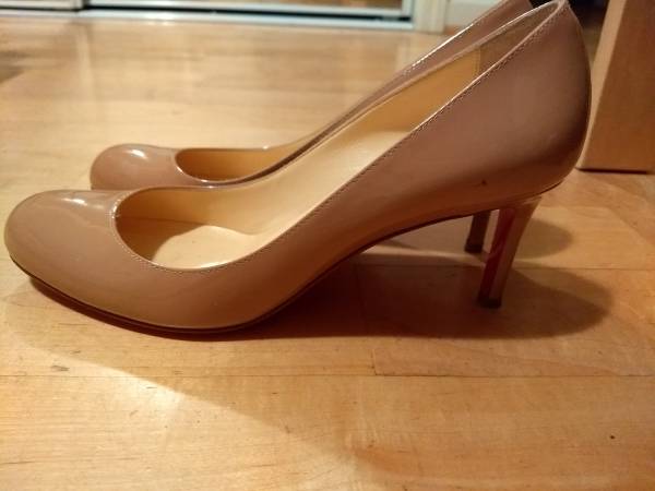 Christian Louboutin leather simple pump - tan - $388 (Saratoga)63471477199745121