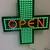 19"x19" Pharmacy Dispensary Window Display LED OPEN Sign Green Medical 4 thumbnail