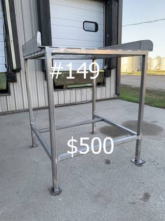 Hopper Stand, Stainless Steel 1