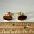 Vintage Tiger Eye Gold Tone Cuff Links Made in England 4 thumbnail