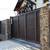 Louvered Metal Fence Panels (6ftH x 6ftW) Black, Basalt Grey or Brown 10 thumbnail