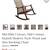 MCM vintage rope/wood rocker 6 thumbnail