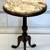 1800’s Antique Mahogany Pedestal Table 19”x28” w/Marble Top 1 thumbnail