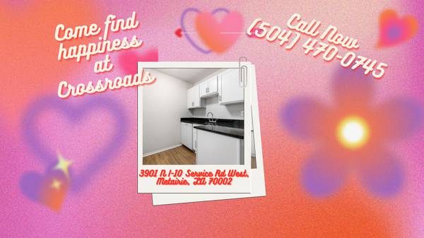 $955 / 456ft2 - It's Not Too Late, Studio Apartment Available. Call Now! (Metairie)63903537410947120