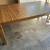 Solid Pine Dining Room Table 2 thumbnail