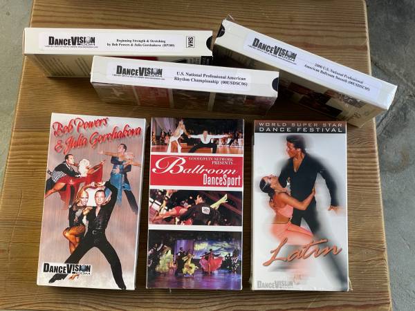 6 Ballroom Dance VHS tapes 1