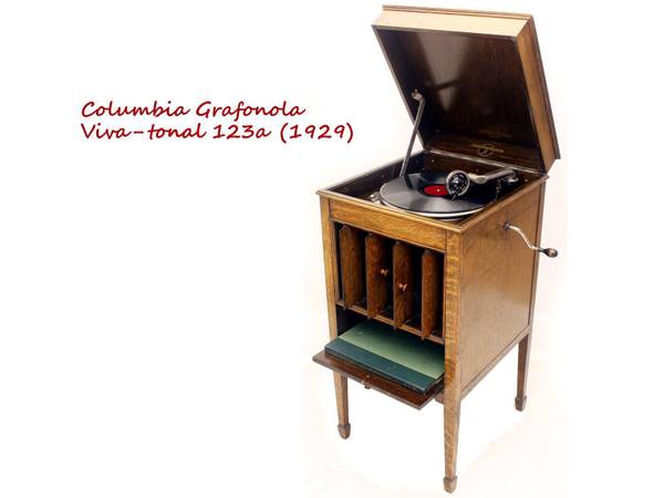 Restored 1929 Columbia Grafonola Viva-tonal graphophone No