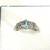 Brand new .925 silver ring with aquamarine & (4) CZ diamonds. 9 4 thumbnail