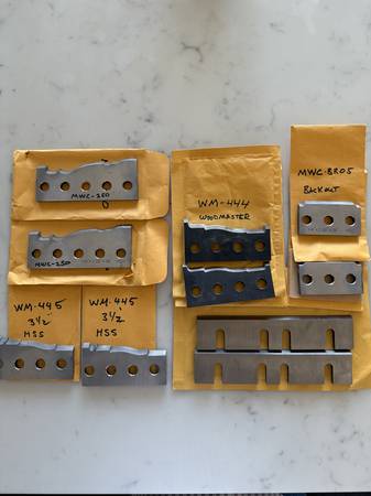 Molding knives for ShopFox W1812 or similar 1