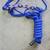 New Royal Blue Cowboy Knot Rope Halter with Beaded Nose Band and Lead 3 thumbnail