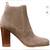 MICHAEL Michael Kors Women’s Lottie Suede Bootie in Luggage95 4 thumbnail