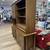 Vintage Mid Century Cane and Walnut Wood Hutch/Bar Cabinet/Bookcase 7 thumbnail