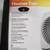 Portable Power Heater Fan - 1500 Watts - 10" In Height 6 thumbnail