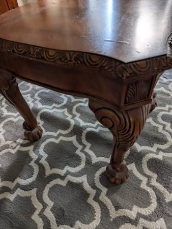 Wood end table - $20 (Anniston)63440276002051122