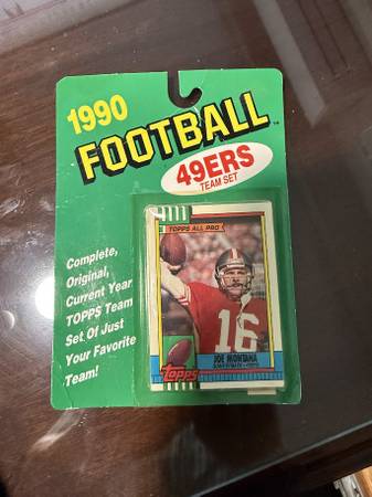 Topps Megacards 1990 Football 49ers Team Set 1