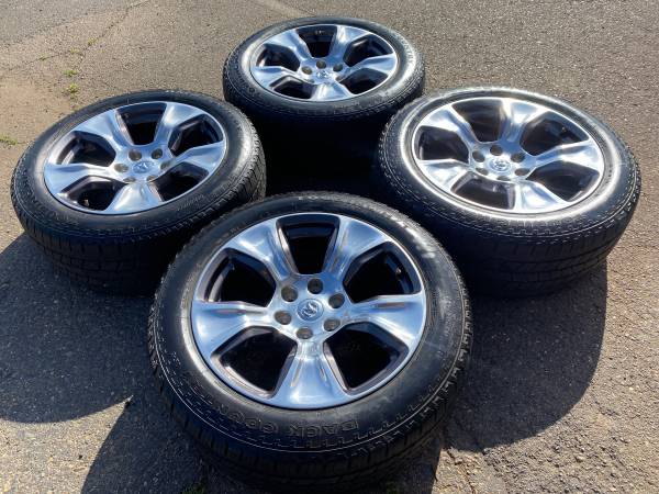 20” Factory 6 lug Polished Rims & 265/50R20 Tires ~ Chevy Dodge GM - $88063471458418561121