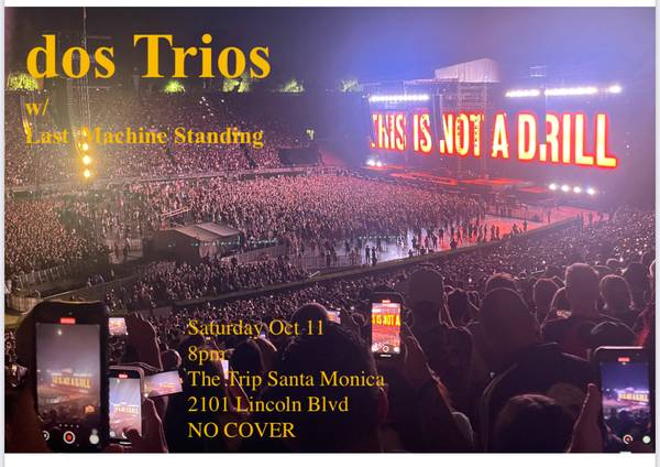 Free show at the Trip this Saturday 1