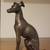 9” Solid Bronze Italian Greyhound Whipet Dog Sculpture 1 thumbnail