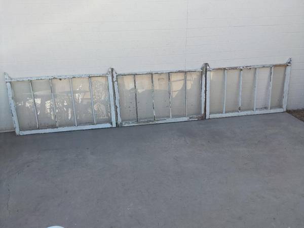 Antique Wood 5-Pane Windows from Iowa Farmhouse 1