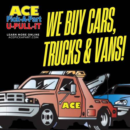ACE Salvage yard Buying Junk Cars & Trucks 1
