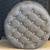 GREY OTTOMAN WITH CLEAR RINESTONE BUTTONS 2 thumbnail