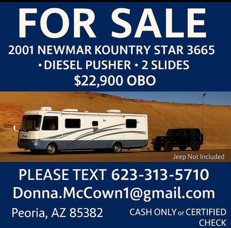 2001 Newmar Kountry Star 3665 – Diesel Pusher – 2 Slides 1