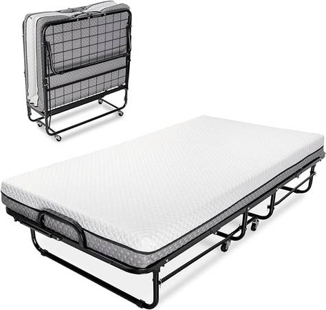Milliard Deluxe Diplomat Folding Bed with Mattress for Adults 1