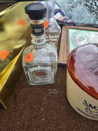 Jack daniels/ old forest glass decantur 1