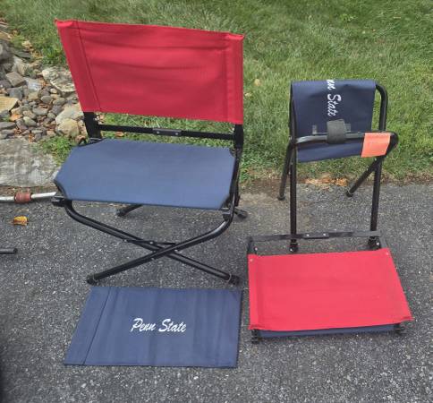 Penn State folding chairs 1