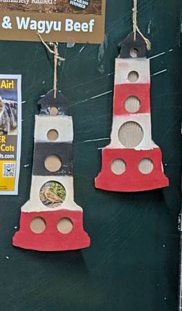 One of a kind refillable pvc hanging bird feeder, available at Justy produce on - $9 (Milwaukee)63471264595843120
