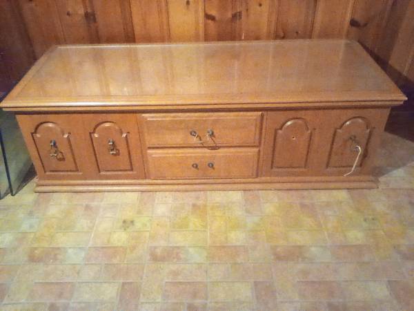 Mid-century coffee table/cabinet 1