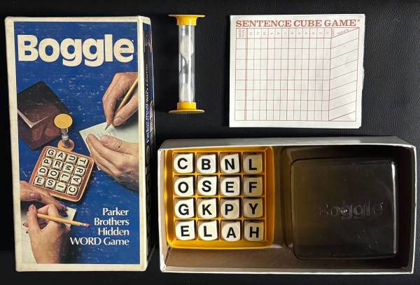 🔠 Boggle Word Game with Dice, Classic Game from 1980s (like new) 1