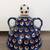 Boleslawiec Polish Pottery Dome Cheese Lady ~ No Plate ~ 7inches tall 2 thumbnail