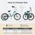 Peacock Green MOONCOOL Adults Folding Tricycle 7 Speed Tricycles 3 Wheel Bike Cr 2 thumbnail
