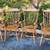 Ethan Allen Fiddleback Solid Wood Nutmeg Dining Armchairs Set of  4!!! 5 thumbnail