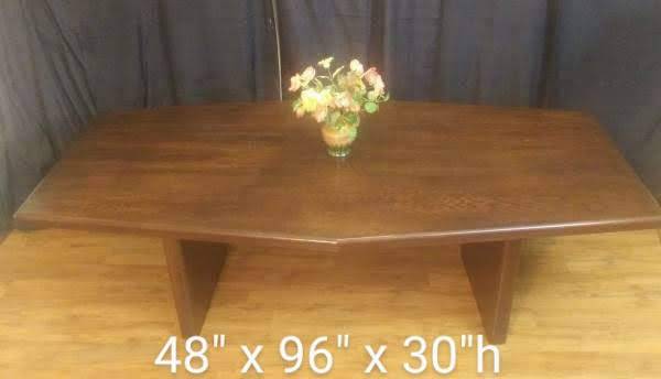 Large Dining Table 4' x 8' x 30" 1