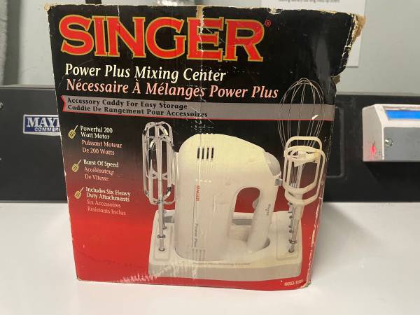 Singer Power Plus Electric Power Mixer Blender Mixing Center 1