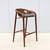 Italian Jean Philippe Nuel for Saintluc & Amura Hamac Walnut Barstool 4 thumbnail