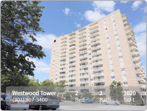 $2,470 / 2br - 1020ft2 - Make your home with us! Lovely community with great style! (Bethesda - Westwood Tower)64040195417346120