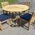 Teak outdoor dining table set 1 thumbnail