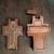 JESUS PUZZLE BOX WOOD Religious Rosary Holder Vintage Catholic Cross 4 thumbnail