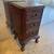 Antique flame mahogany nightstand 3 thumbnail